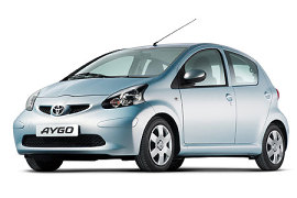 TOYOTA Aygo 5 doors 1.0L 5AT FWD (68 HP)